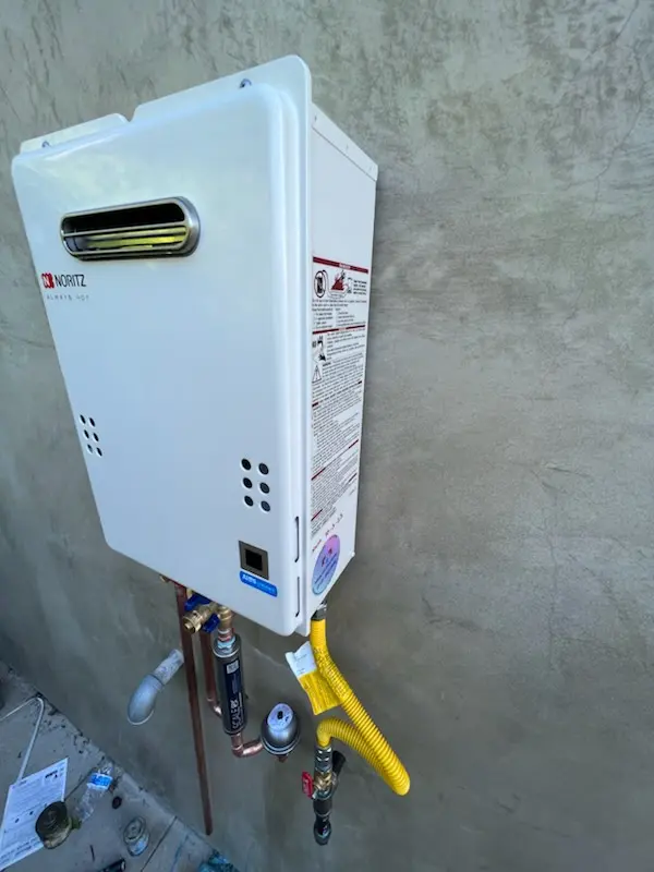 Tankless water heater installation for Newington homes