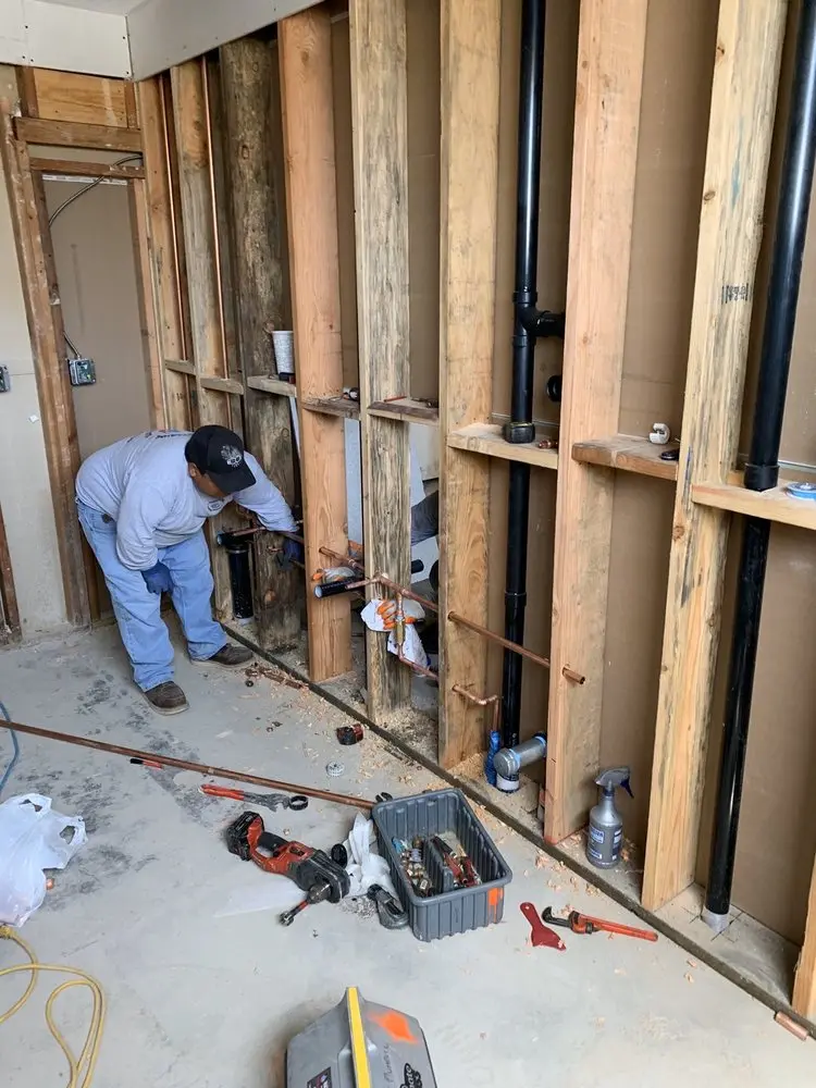 Commercial rough-in plumbing for Commercial Plumbing in Newington
